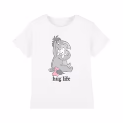 Winnie the Pooh - T-shirt HUG LIFE - Enfant (Blanc)