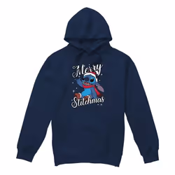 Lilo & Stitch - Sweat à capuche MERRY STITCHMAS - Homme (Bleu marine)