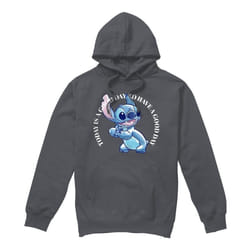 Lilo & Stitch - Sweat à capuche GOOD DAY - Homme (Charbon)