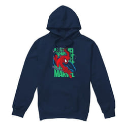 Spider-Man - Sweat à capuche WALL CRAWLING - Homme (Bleu marine)