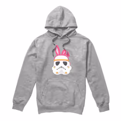 Star Wars - Sweat à capuche EASTER BUNNY - Homme (Gris chiné)