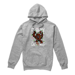 Star Wars - Sweat à capuche A WOOKIE LITTLE CHRISTMAS - Homme (Gris chiné)