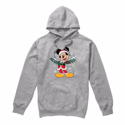 Disney - Sweat à capuche MERRY CHRISTMAS - Homme (Gris chiné)