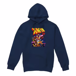 Marvel - Sweat à capuche X-MEN - Homme (Bleu marine)