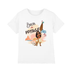 Moana - T-shirt BORN TO VOYAGE - Enfant (Blanc)