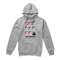 Star Wars - Sweat à capuche BAH HUMBUG - Homme (Gris chiné)