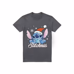 Lilo & Stitch - T-shirt A STITCHMAS CHRISTMAS - Homme (Charbon)