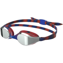 Speedo - Lunettes de natation HYPER FLYER - Enfant - Taille unique (Bleu marine / Rouge)