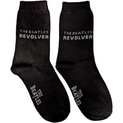 The Beatles - Chaussettes REVOLVER - Adulte (Noir)