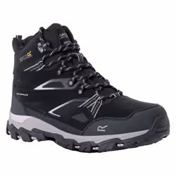 Regatta - Bottines de marche HOLCOMBE - Femme (Noir / Parme)