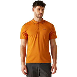 Regatta - Polo de sport MAVERICK - Homme (Orange sombre / Cendre)