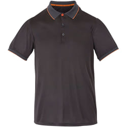 Regatta - Polo REMEX - Homme (Cendre / Orange sombre Uni)