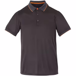 Regatta - Polo REMEX - Homme (Cendre / Orange sombre Uni)