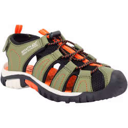 Regatta - Sandales WESTSHORE - Unisexe (Vert néphrite / Orange foncé)
