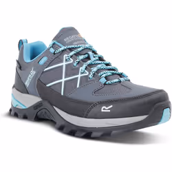 Regatta - Chaussures de marche SAMARIS - Femme (Gris acier / Turquoise vif)