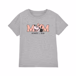 Disney - T-shirt NUMBER MUM - Enfant (Gris chiné)