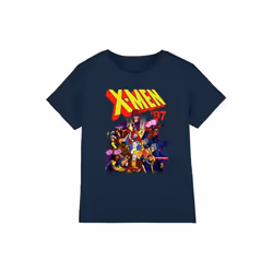 Marvel - T-shirt X-MEN - Enfant (Bleu marine)