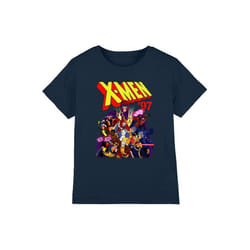Marvel - T-shirt X-MEN - Enfant (Bleu marine)