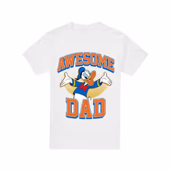 Disney - T-shirt AWESOME DAD - Homme (Blanc)