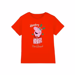 Peppa Pig - T-shirt - Enfant (Rouge)