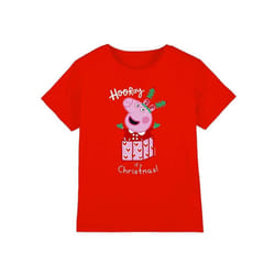 Peppa Pig - T-shirt - Enfant (Rouge)