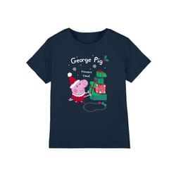 Peppa Pig - T-shirt - Enfant (Bleu marine)