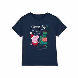 Peppa Pig - T-shirt - Enfant (Bleu marine)