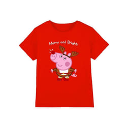 Peppa Pig - T-shirt - Enfant (Rouge)