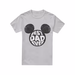 Disney - T-shirt BEST DAD EVER - Homme (Gris chiné)