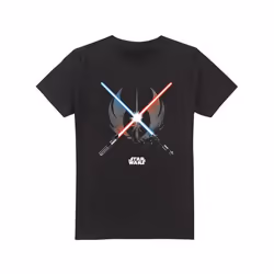 Star Wars - T-shirt CROSSED BLADES - Homme (Noir)