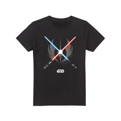 Star Wars - T-shirt CROSSED BLADES - Homme (Noir)