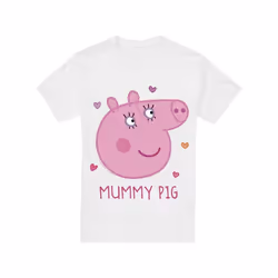 Peppa Pig - T-shirt - Homme (Blanc)