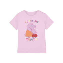 Peppa Pig - T-shirt LOVE MY MUMMY - Enfant (Rose clair)
