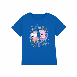 Peppa Pig - T-shirt SKATE SQUAD - Enfant (Bleu roi)