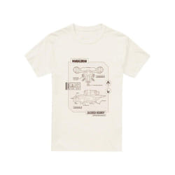 Star Wars: The Mandalorian - T-shirt RAZOR CREST - Homme (Beige pâle)