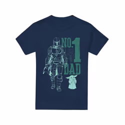 Star Wars: The Mandalorian - T-shirt NO.1 DAD - Homme (Bleu marine)