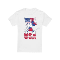 Disney - T-shirt USA - Homme (Blanc)