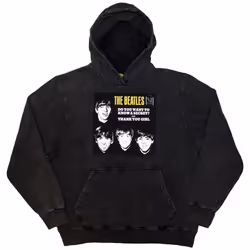 The Beatles - Sweat à capuche VJ SECRET SLEEVE - Adulte (Gris charbon)