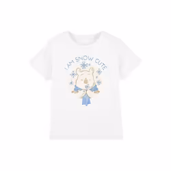 Winnie the Pooh - T-shirt AM SNOW CUTE - Enfant (Blanc)