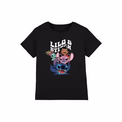 Lilo & Stitch - T-shirt - Enfant (Noir)