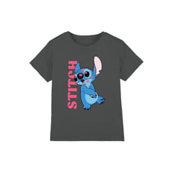 Lilo & Stitch - T-shirt COVERED IN KISSES - Enfant (Charbon)