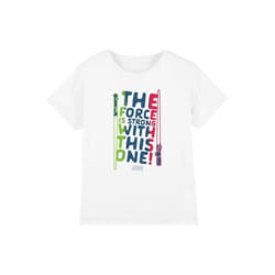Star Wars - T-shirt FORCE IS STRONG - Enfant (Blanc)