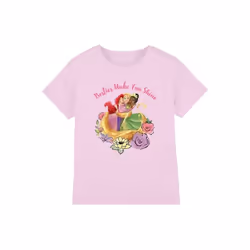 Disney Princess - T-shirt BESTIES SHINE - Enfant (Rose)