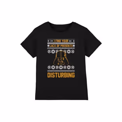 Star Wars - T-shirt LACK OF CHRISTMAS PRESENTS - Enfant (Noir)