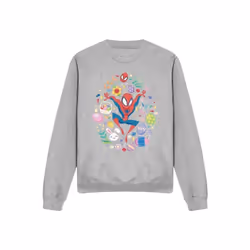 Spider-Man - Sweat - Adulte (Gris chiné)