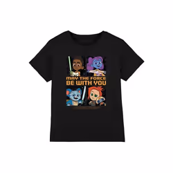 Star Wars - T-shirt YOUNG JEDI ADVENTURE AMONG THE STARS - Enfant (Noir)