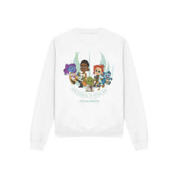 Star Wars - Sweat YOUNG JEDI ADVENTURE THE FORCE IS WITH US - Adulte (Blanc)