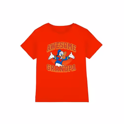 Disney - T-shirt AWESOME GRANDPA - Enfant (Rouge)