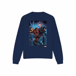 Marvel - Sweat X-MEN DESTROY - Adulte (Bleu marine)
