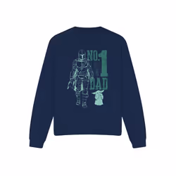 Star Wars: The Mandalorian - Sweat NO. DAD - Adulte (Bleu marine)